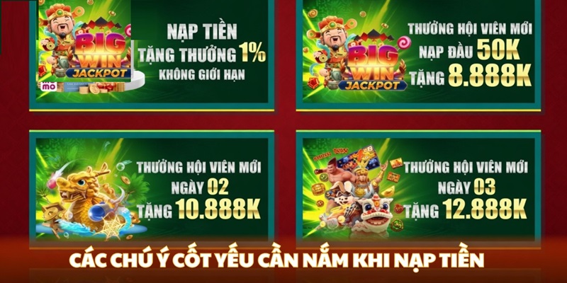 Thao tác nạp tiền vào nhà cái nohu90 rất dễ thực hiện